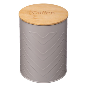 Pojemnik metalowy GOMERO COFFEE beżowy